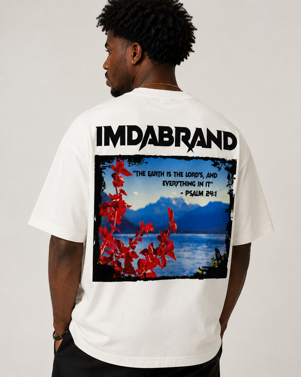 PERORDER-IMDABRAND Purpose Landscape White T-Shirt