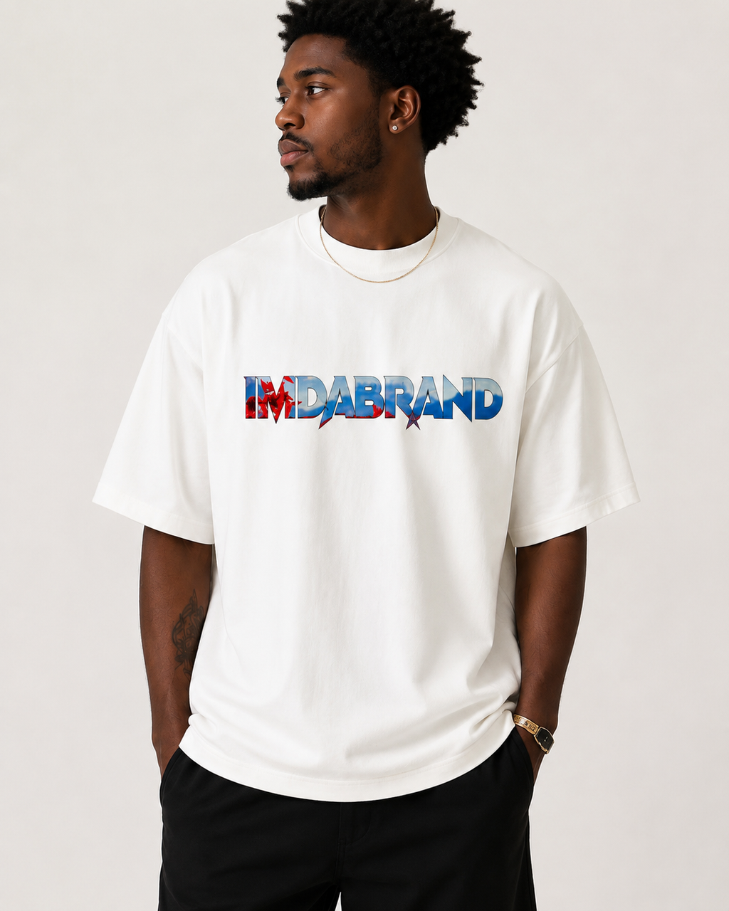PERORDER-IMDABRAND Purpose Landscape White T-Shirt
